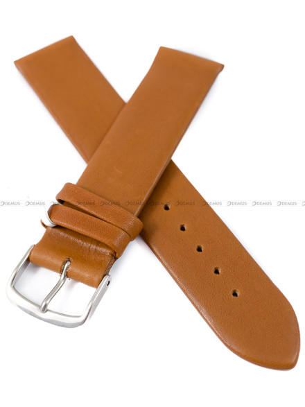 Pasek skórzany do zegarka - Fluco Polo 305M-03-20 - 20 mm