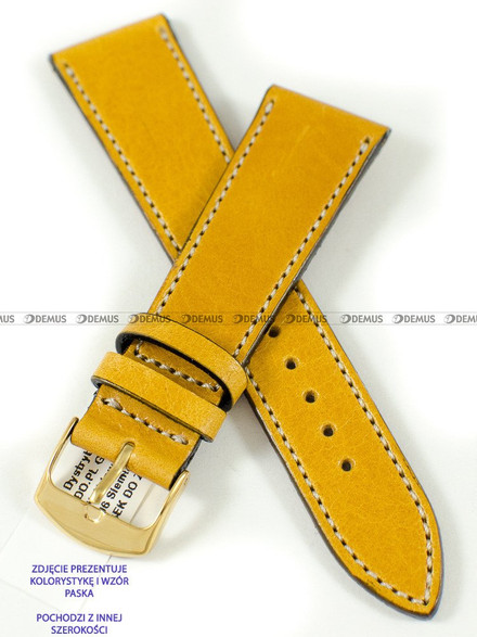 Skórzany pasek do zegarka Horido 9407.08.20S, 20 mm, Brązowy