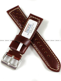 Skórzany pasek do zegarka Pacific W82.22.2.7, 22 mm, Brązowy