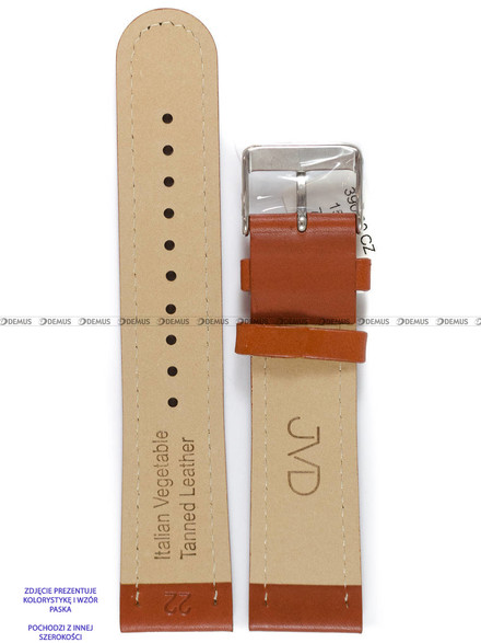 Pasek skórzany do zegarka - JVD R41603/20XL - 20 mm - XL
