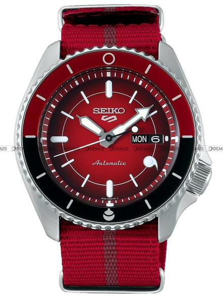 Zegarek Męski Seiko 5 Sports NARUTO & BORUTO - SARADA UCHIHA SRPF67K1 - Limitowana edycja