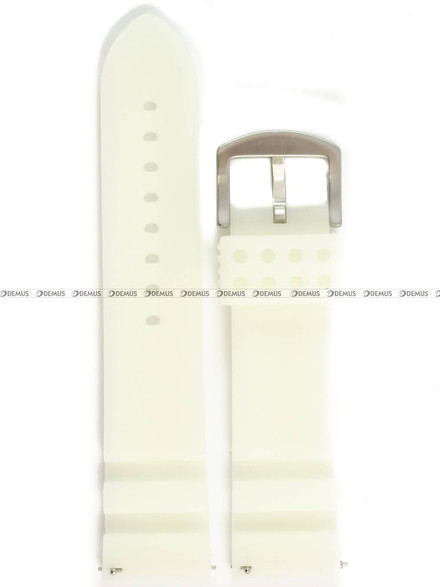 Pasek silikonowy do zegarka Vostok Europe Expedition VS57-595A735 - 24 mm - luminescencyjny, świecący w nocy