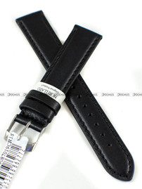 Skórzany pasek do zegarka Morellato A01X0969087019CR18, 18 mm, Czarny