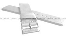 Skórzany pasek do zegarka LAVVU LSCUW22, 22 mm, Biały