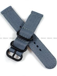 Nylonowy pasek do zegarka Nato PND2.20.55, 20 mm, Niebieski