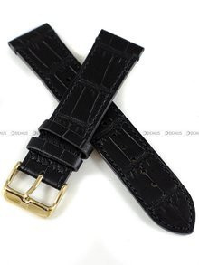 Skórzany pasek do zegarka Tommy Hilfiger Tommy-Hilfiger-1710417, 22 mm, Czarny