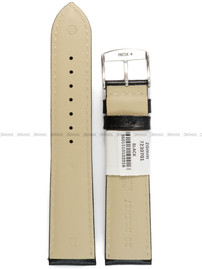 Pasek skórzany do zegarka - Rochet Neptune 7230701 - 20 mm - Czarny