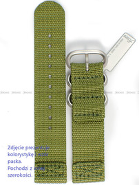 Pasek Bawełniany do zegarka - Fluco Cotton 760M-31-20 - 20 mm