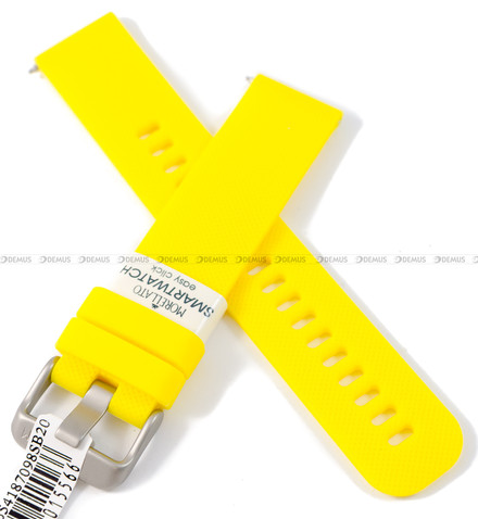 Pasek silikonowy do zegarka - Morellato A01X5654187098SB20 - 20 mm