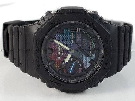 G-SHOCK Carbon Core Guard Rainbow Brick Wall GA 2100RW 1AER Zegarek Męski