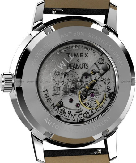 Zegarek Męski Timex Marlin Automatic x Peanuts Snoopy Saxophonist TW2W68800
