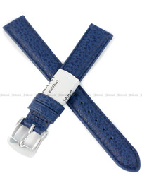 Pasek skórzany do zegarka - Rochet Buffalo 5020406 - 14 mm - Niebieski