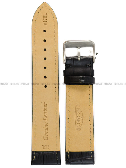 Pasek skórzany do zegarka - Chermond A178.22.1-XL - 22 mm