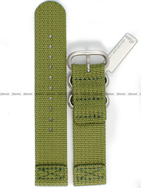 Pasek Bawełniany do zegarka - Fluco Cotton 760M-31-22 - 22 mm