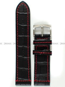 Skórzany pasek do zegarka Atlantic L87461.01.23.RSS, 23 mm, Czarny