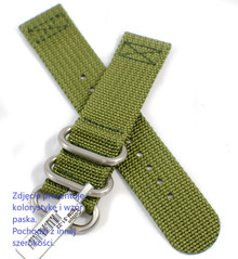 Pasek Bawełniany do zegarka - Fluco Cotton 760M-31-20 - 20 mm