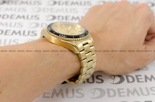 FujiTime Automatyczny M7138Q-Gold-Gold Zegarek Męski