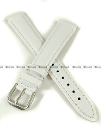 Skórzany pasek do zegarka Pacific W94.16.7.7, 16 mm, Biały