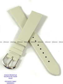 Skórzany pasek do zegarka Pacific W36L.18.71, 18 mm, Beżowy
