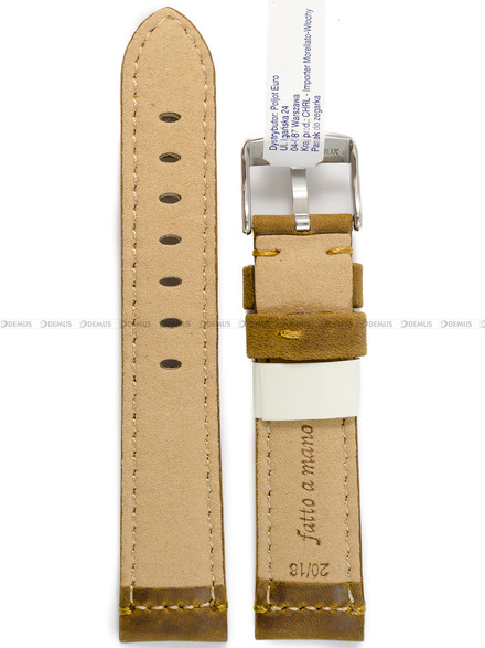 Pasek do zegarka skórzany - Morellato A01X6121D71037ST20 - 20 mm