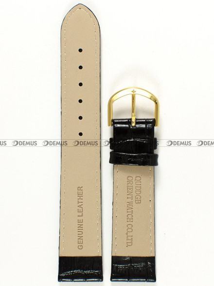 Skórzany pasek do zegarka Orient UDDGBGB, 20 mm, Czarny