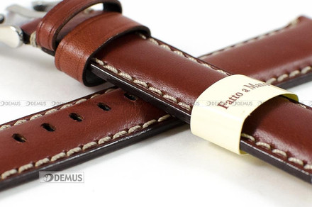 Skórzany pasek do zegarka Morellato A01X4272B12041CR20, 20 mm, Brązowy