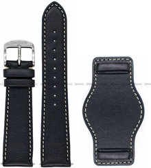 Pasek skórzany z podkładką do zegarka Hanhart 417 ES 42 mm - 21 mm - M