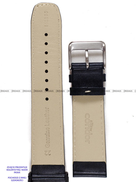 Pasek skórzany do zegarka - Condor 615R.05.20.W - 20 mm