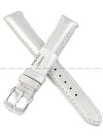 Pasek skórzany do zegarka - Rochet New York by Night 3411492XS - 14 mm - Srebrny
