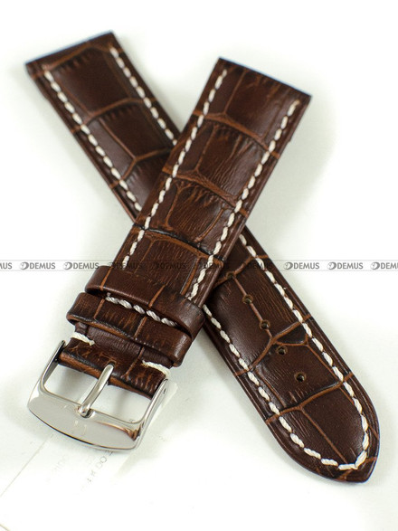 Skórzany pasek do zegarka Horido 0182.02.22S, 22 mm, Brązowy