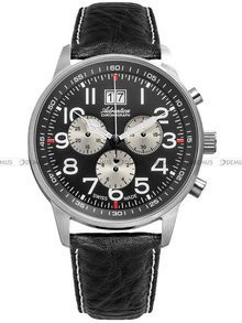 Zegarek Adriatica Chronograph A1076.5224CHSIL Męski, Kwarcowy, Wskazówkowy
