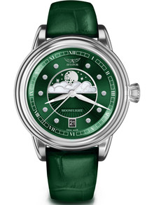 Zegarek Damski Aviator Douglas MoonFlight Diamonds Edition V.1.33.0.390.4 PL - Polska Edycja - Limitowana Edycja