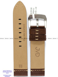 Pasek skórzany do zegarka - JVD R42302/24 - 24 mm
