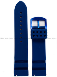 Niebieski pasek silikonowy do zegarka Vostok Europe EXPEDITION NORTH POLE - Polar Sunrise VR42-595D734 - 24 mm