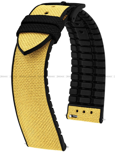 Pasek metariałowo-kauczukowy do zegarka - Hirsch Arne 0925090072-5-20 - 20 mm