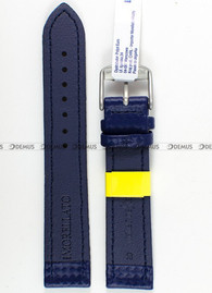 Skórzany pasek do zegarka Morellato A01X4907977062SB20, 20 mm, Niebieski