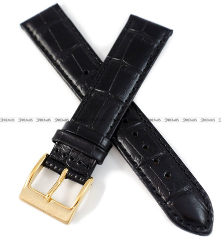 Pasek do zegarka skórzany Atlantic - PA ATL SKORA CZAR KROK 20/18GP - 20 mm