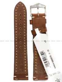 Pasek skórzany do zegarka - Hirsch Liberty 10920210-2-22 XL - 22 mm