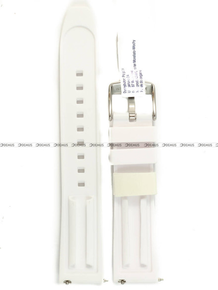 Pasek silikonowy do zegarka - Morellato Moon A01X6060556017CR20 - 20 mm