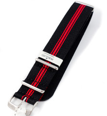 Pasek nylonowy NATO do zegarka - Morellato A01U3972A74801CR22 - 22 mm