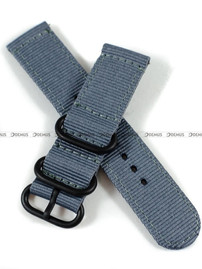 Nylonowy pasek do zegarka Nato PND2.22.1.55, 22 mm, Niebieski