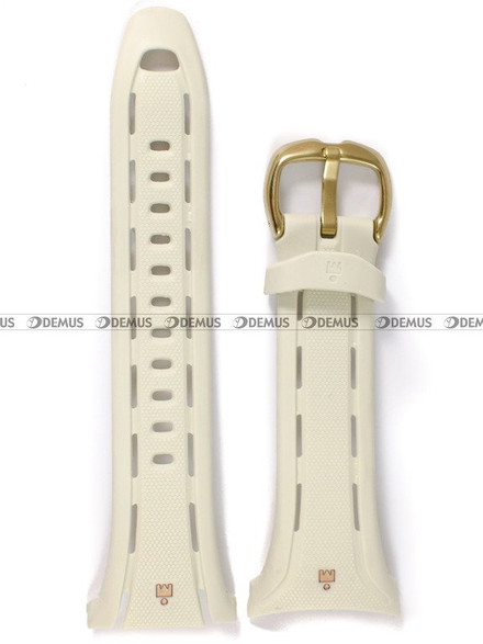 Pasek do zegarka z tworzywa Timex PW5M05800, 19 mm, Beżowy
