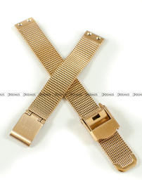 Siateczkowa (mesh) bransoleta do zegarka Obaku V149LVVMV1, 10 mm, różowe złoto
