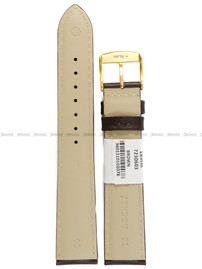 Pasek skórzany do zegarka - Rochet Neptune 7230603 - 18 mm - Brązowy