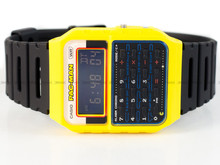 Zegarek Casio Vintage z kalkulatorem 45th PAC-MAN anniversary CA 53WPC 1BER - Edycja specjalna