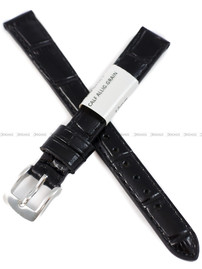 Pasek skórzany do zegarka - Rochet Yaounde 5190301 - 12 mm - Czarny