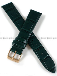 Skórzany pasek do zegarka Aviator Aviator V.1.33.0, 16 mm, Zielony
