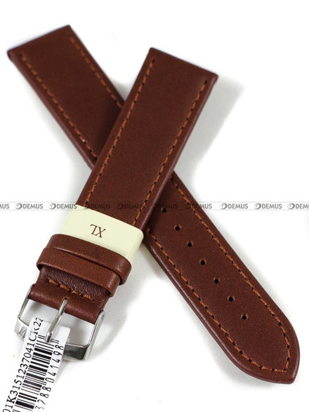 Pasek do zegarka skórzany - Morellato A01K3151237041CR22 - 22 mm - XL