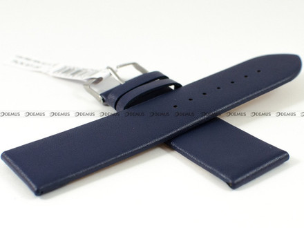 Skórzany pasek do zegarka Morellato A01X5126875062CR24, 24 mm, Niebieski