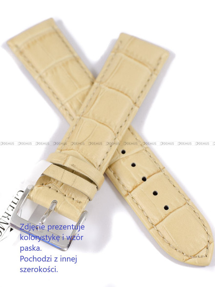 Pasek skórzany do zegarka - Chermond A160L.20.7-S-XL - 20 mm